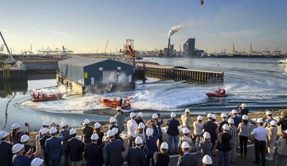 Opening new Falck Safety Services and Fire Academy training centre