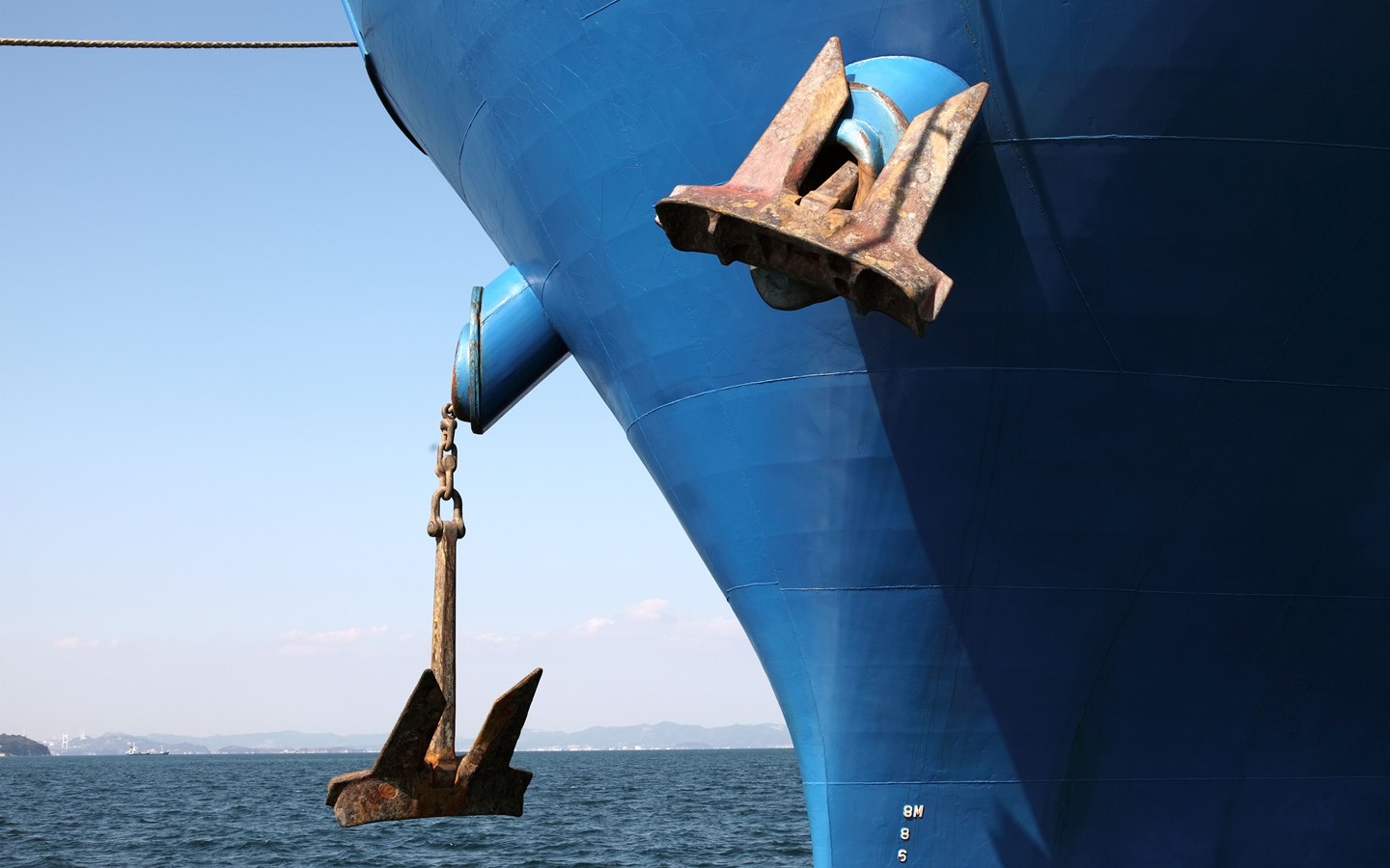 Maritime Ship With Anchor