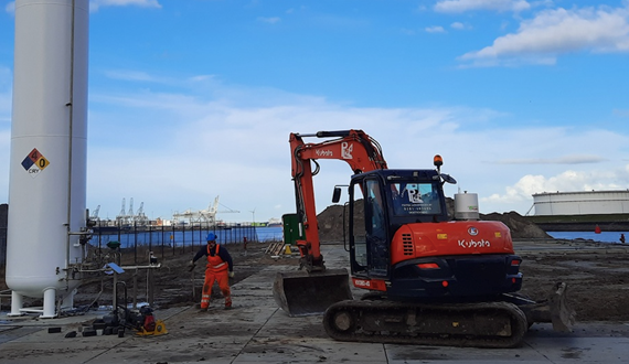 LNG oefenfaciliteit – bouw update